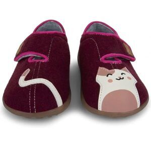 See Kai Run Cruz II Berry Kitty Easy on Indoor Shoes/Slippers Size 4 NIB